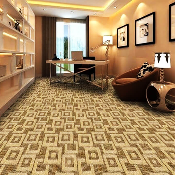 Wall-to-Wall Carpeting in Bedroom Interior - Elegant and Cozy Home Decor