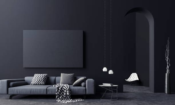 Modern living room interior with elegant furniture and stylish decor - DubaiOnlineWork