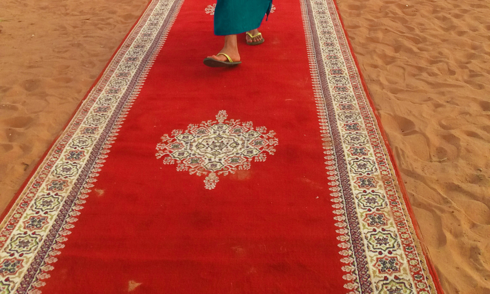 Stairs with Luxurious Carpet Runners