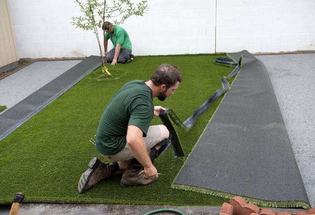 Artifical grass Installation