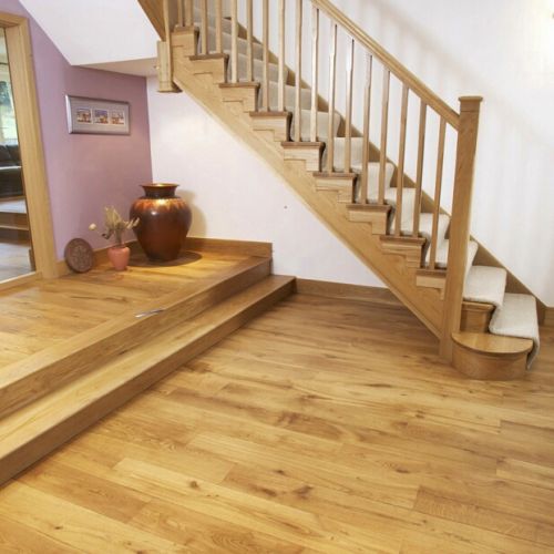 Solid wood flooring